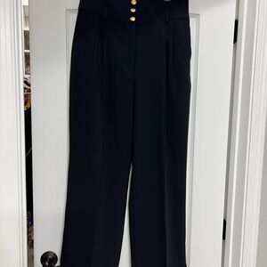 Elegant Black High-Waisted Pants